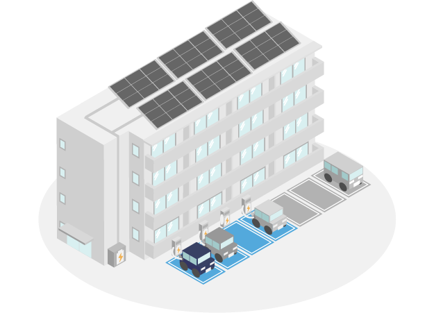 中速充電器の特長3。太陽光発電や蓄電池との連携が可能